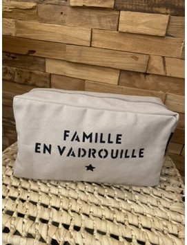 Trousse de toilette XL - Famille en vadrouille